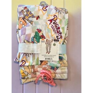 Nickelodeon Rugrats Womens Sleep Pants Pockets Plus Size 2X 18W-20W Pajamas New